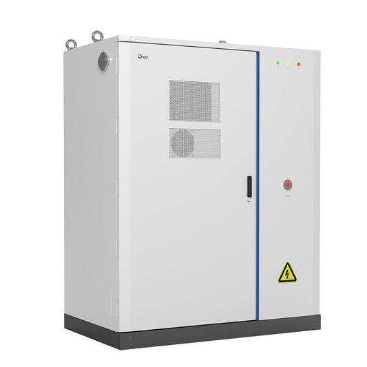 Deye GE-F120-2H6 122.8kWh High Voltage C&I Battery Cabinet angled view