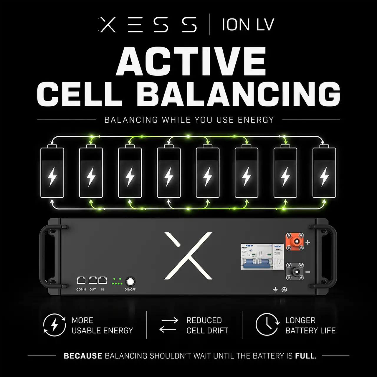 XESS ION 5.12kWh LFP Battery Module
