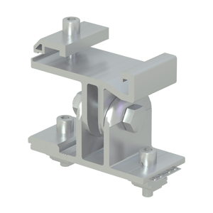 Clenergy PV-ezRack East/West Adjustable Bracket for T-Rail 110 with Grounding