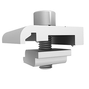 Clenergy PV-ezRack ECO Rail Clamp with Grounding Pins