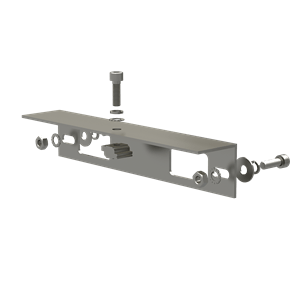 Clenergy PV-ezRack Isolator Shade Angle Bracket — 260 mm — Image 1