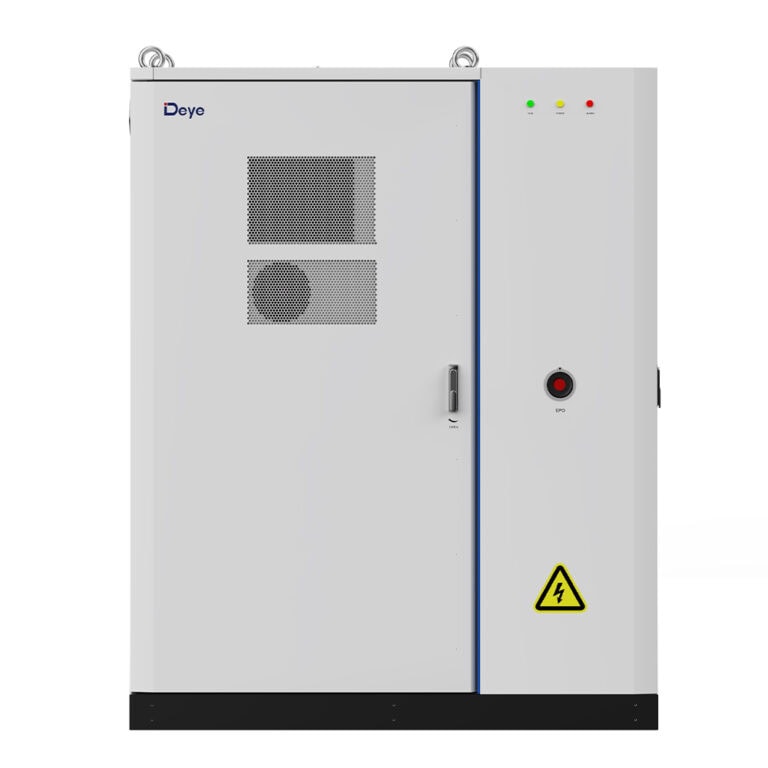 Deye GE-F120-2H6 122.8kWh High Voltage C&I Battery Cabinet front view