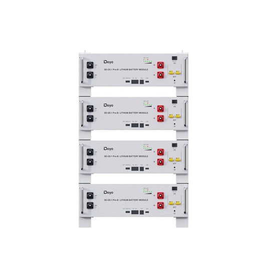 Deye SE-G5.1 Pro-B 5.12kWh Low Voltage LFP Rack Battery Module front view